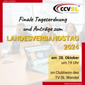 Finale Tagesordnung zum LVT 2024