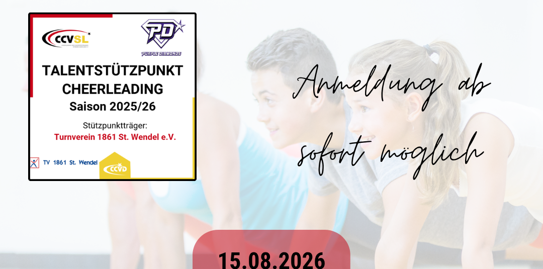 Anmeldung zur Sichtung am TSP St. Wendel